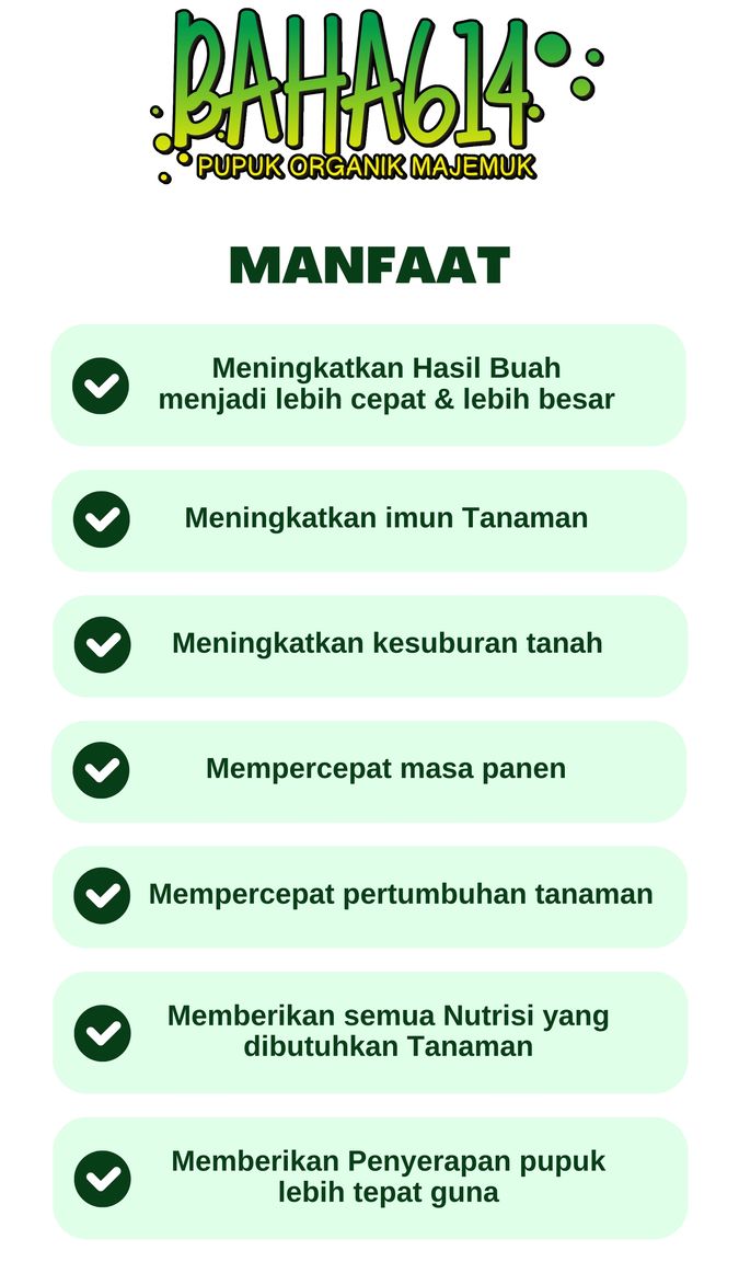 Pupuk majemuk organik bahagia